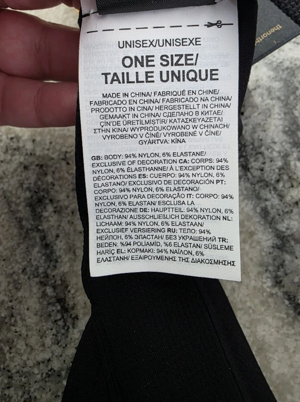 The North Face Black Visor Hat